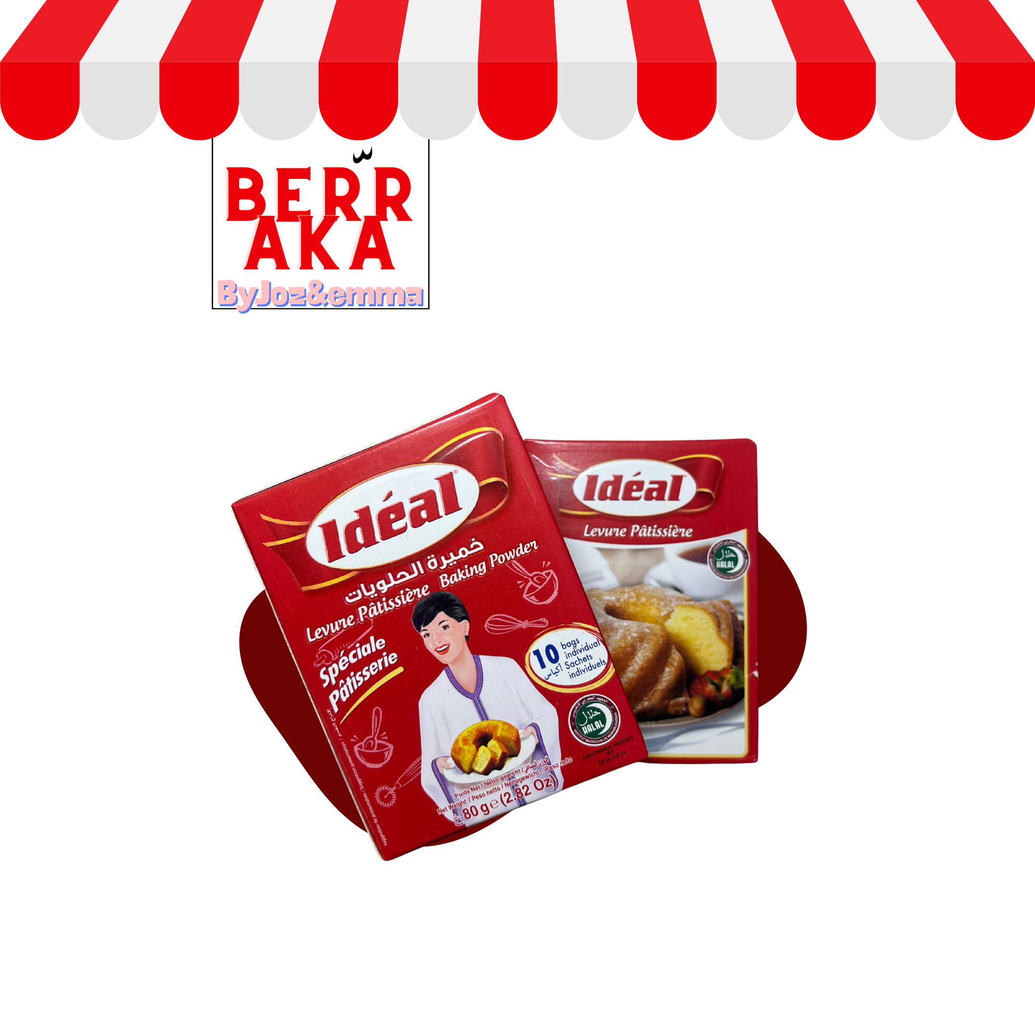 levure chimique rouge idéal maroc