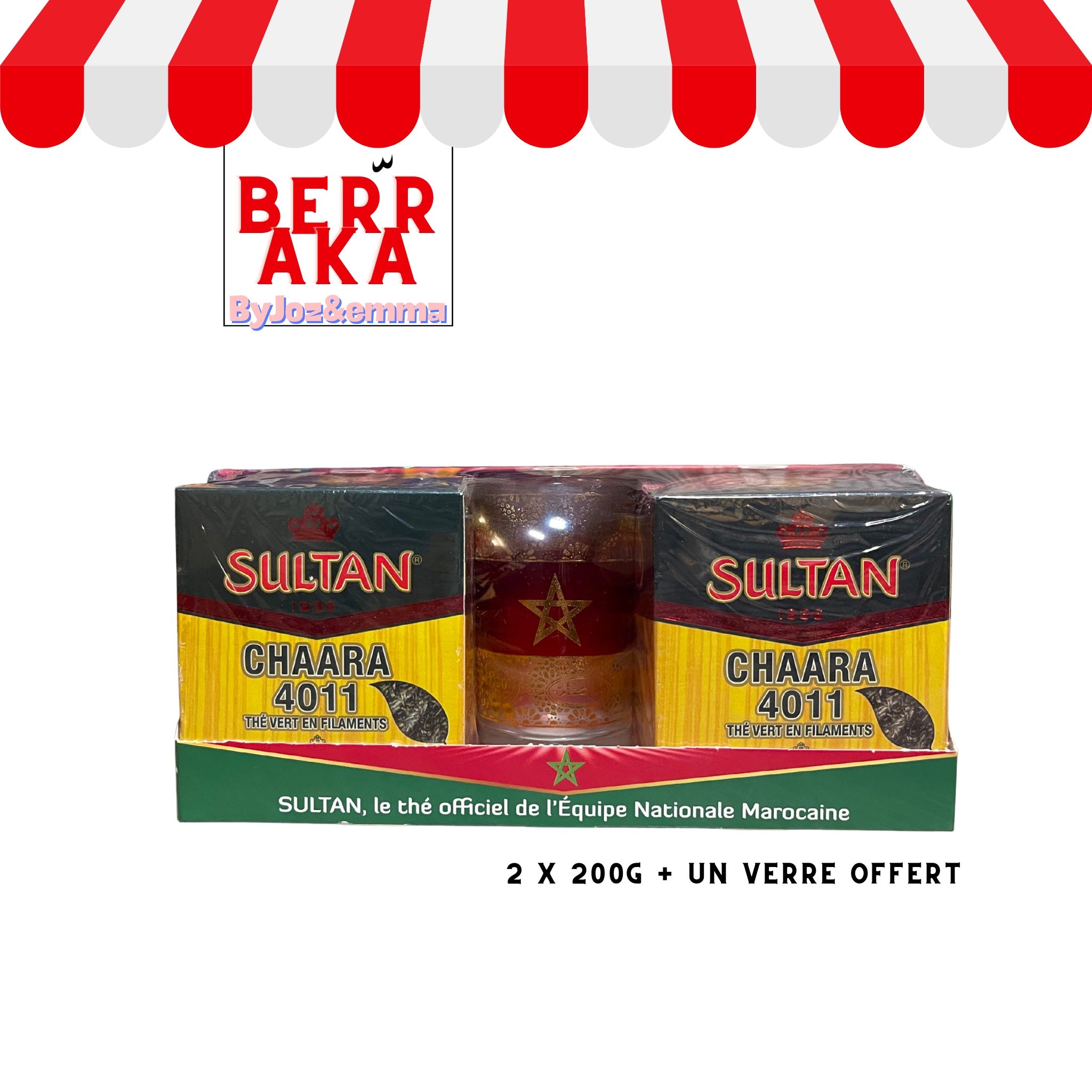 thé chaara 4011 + verre offert