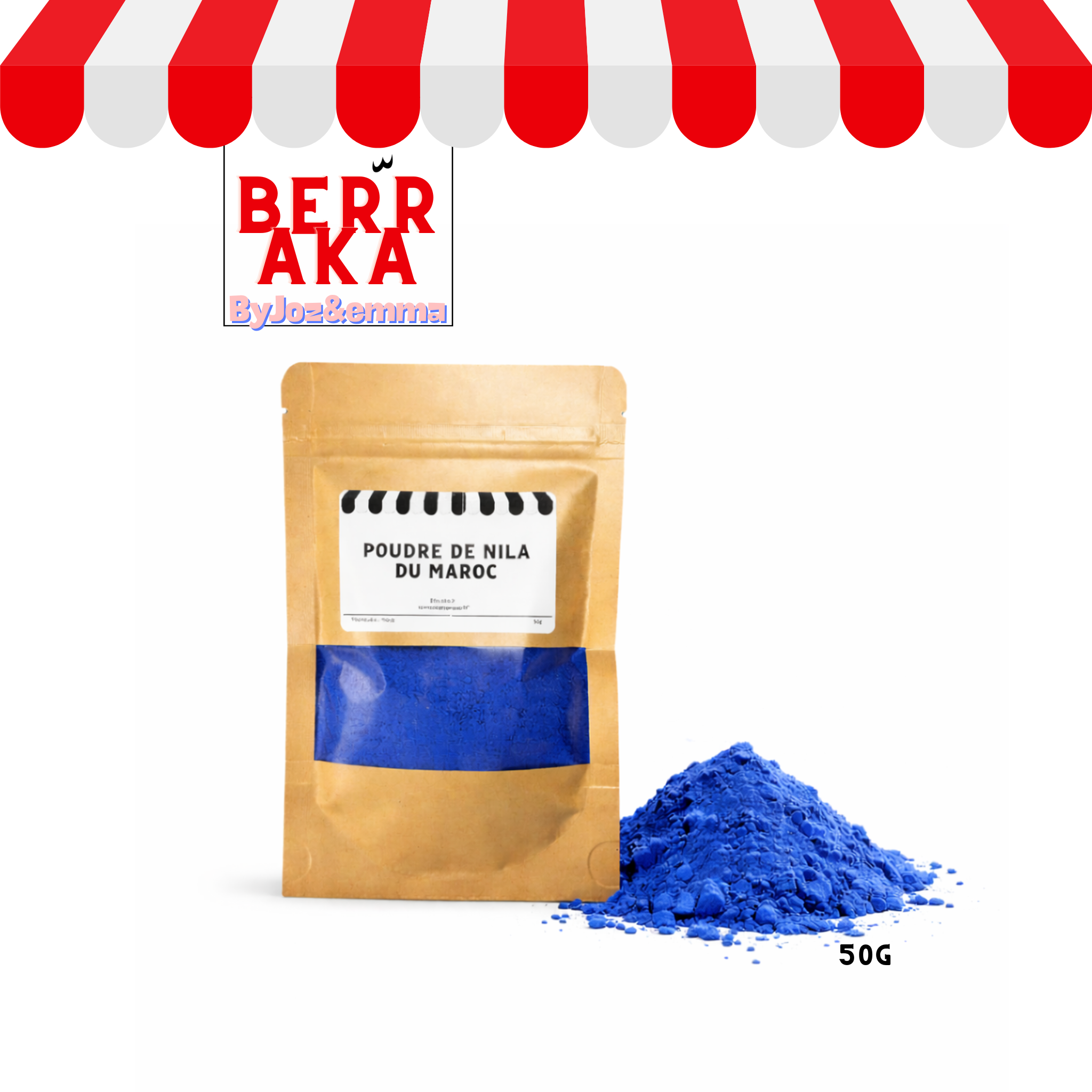 Poudre de nila - 100% naturelle - 50g