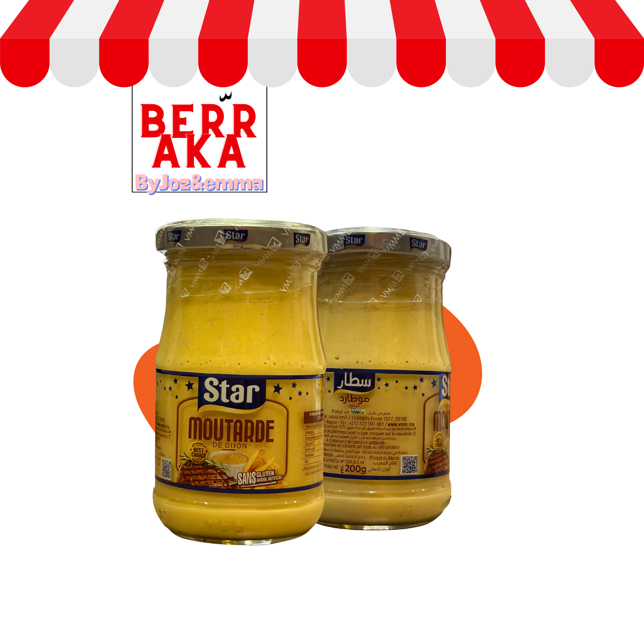 STAR - Moutarde de Dijon 200G